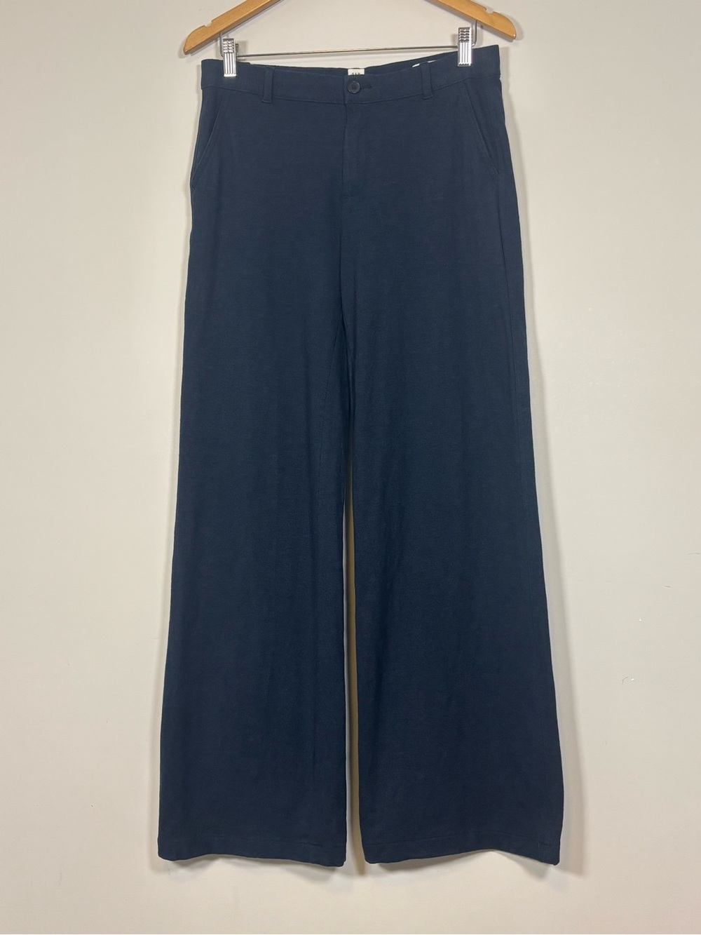 GAP Navy Blue Wide Leg Trousers Size 8 Regular